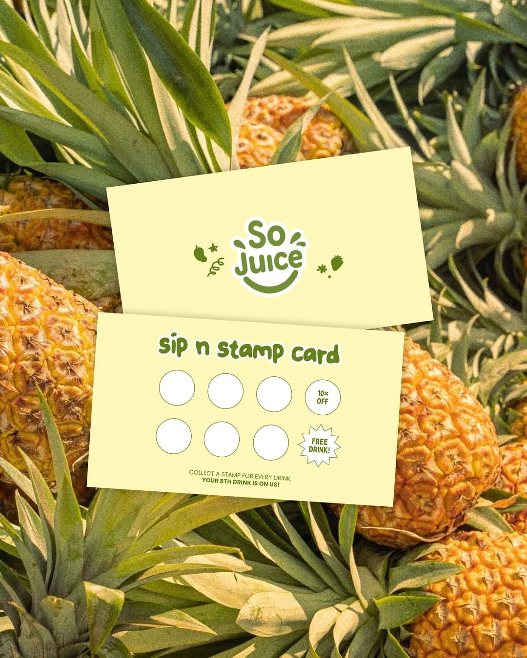Sip n' Stamp Card